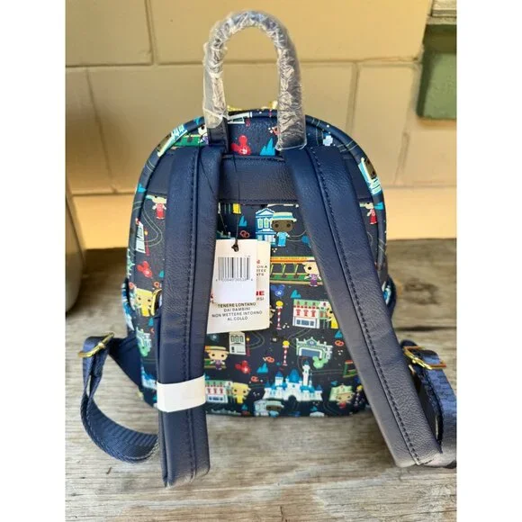 Disney Parks Loungefly Mini Backpack Dapper Dans  Main Street USA - Picture 3 of 8